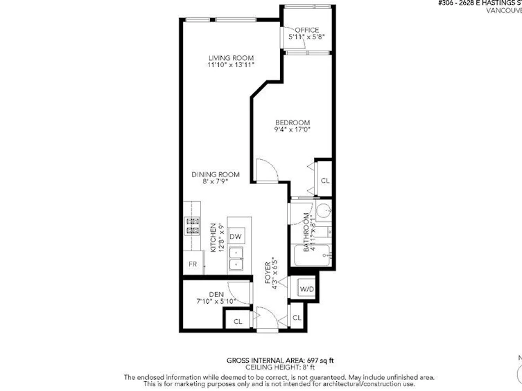 306-2636 E Hastings Street, Vancouver, BC, V5K 0A4 - 22