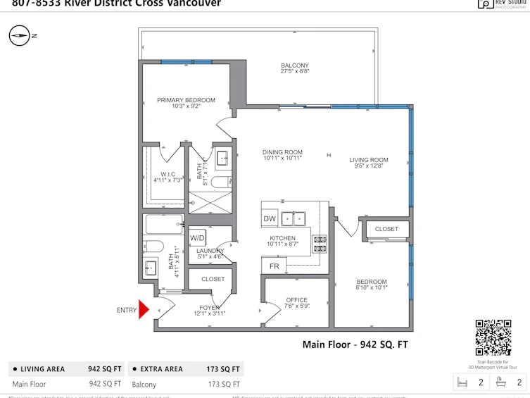 807-8533 River District Crossing, Vancouver, BC, V5S 0H2 - 35