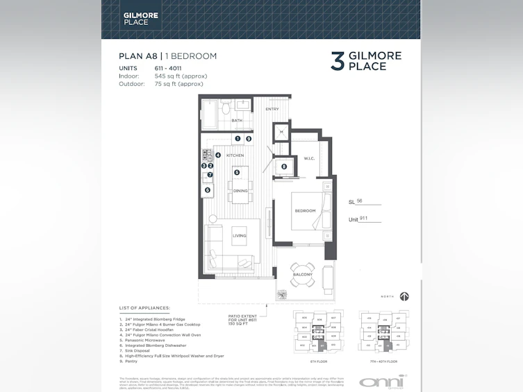 1711-4168 Lougheed Highway, Burnaby, BC, V5C 0N9 - 7