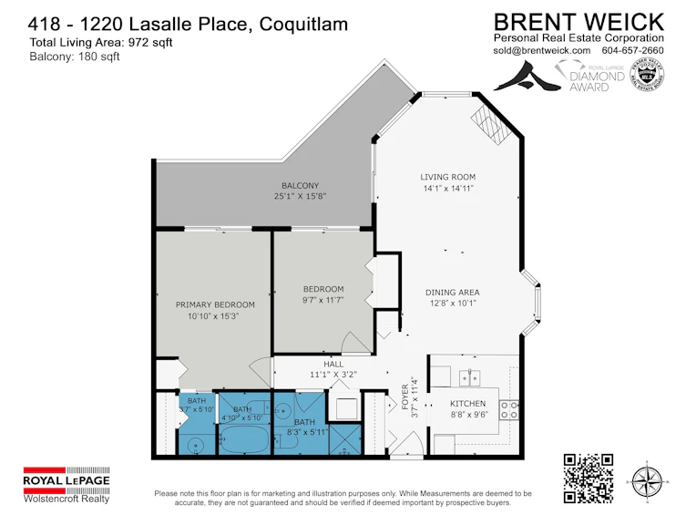 418-1220 Lasalle Place, Coquitlam, BC, V3B 7L6 - 2