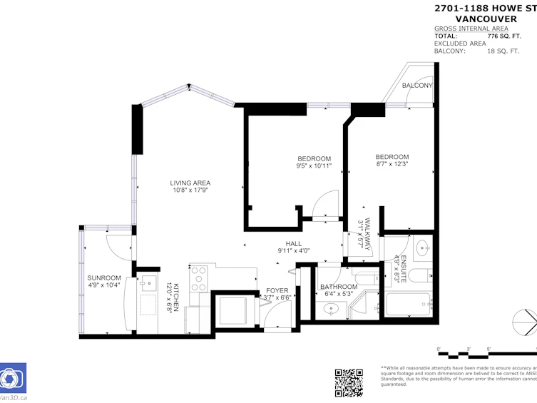 2701-1188 Howe Street, Vancouver, BC, V6Z 2S8 - 3