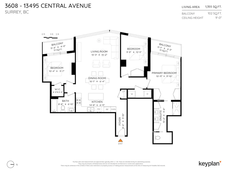 3608-13495 Central Avenue, Surrey, BC, V3T 0K2 - 39