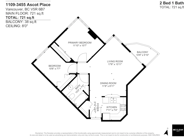 1109-3455 Ascot Place, Vancouver, BC, V5R 6B7 - 24