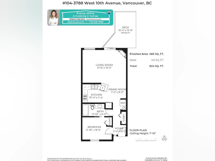104-3788 W 10th Avenue, Vancouver, BC, V6R 2G4 - 19
