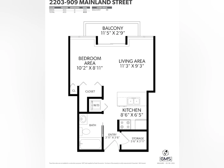 2203-909 Mainland Street, Vancouver, BC, V6B 1S3 - 29