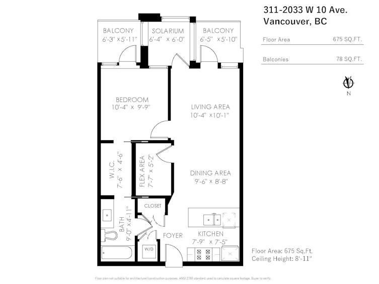 311-2033 W 10th Avenue, Vancouver, BC, V6J 0H1 - 29