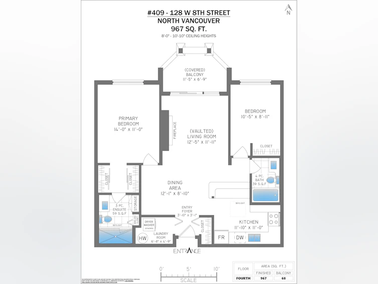 409-128 W 8th Street, North Vancouver, BC, V7M 3M1 - 28
