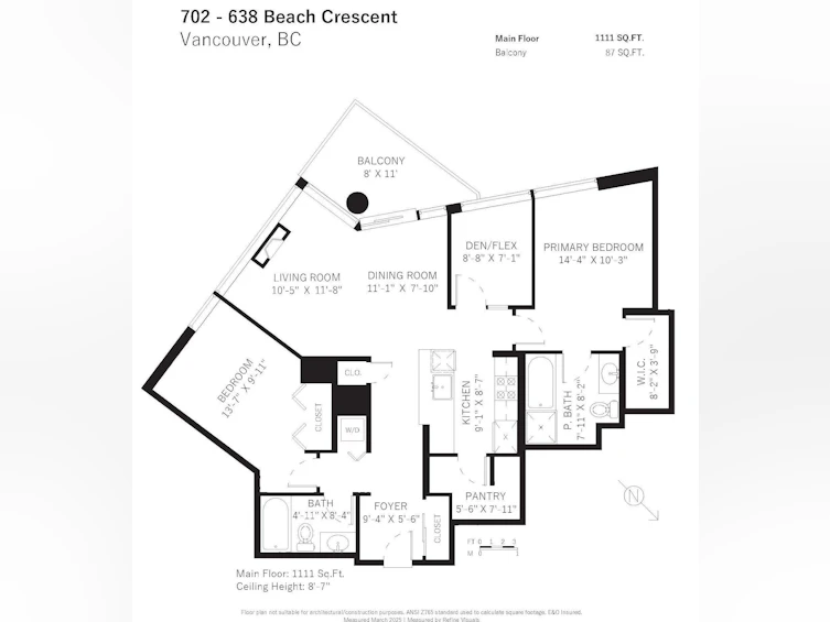 702-638 Beach Crescent, Vancouver, BC, V6Z 3H4 - 40