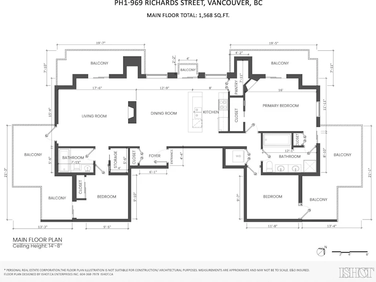 PH1-969 Richards Street, Vancouver, BC, V6B 1A8 - 40