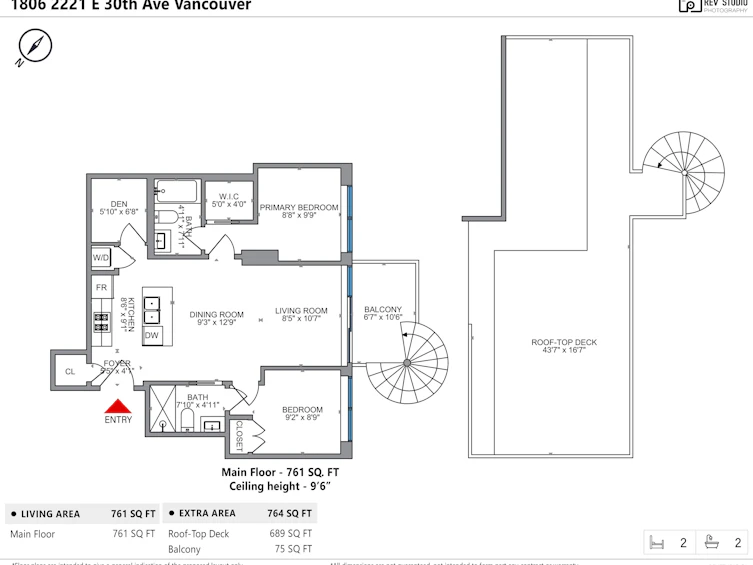 PH6-2221 E 30th Avenue, Vancouver, BC, V5N 0G6 - 2