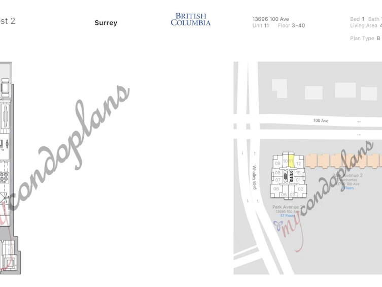 3511-13696 100 Avenue, Surrey, BC, V3T 0L5 - 3