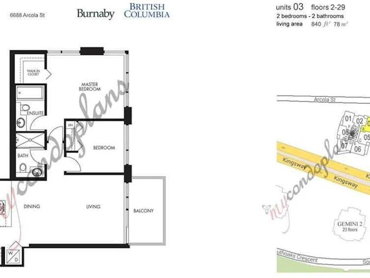 2203-6688 Arcola Street, Burnaby, BC, V5E 0B3 - 36