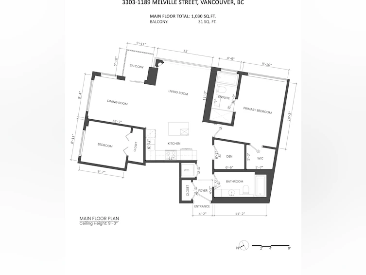 3303-1189 Melville Street, Vancouver, BC, V6E 4T8 - 40