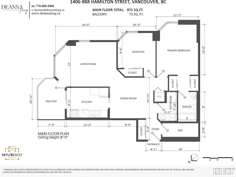 1406-888 Hamilton Street, Vancouver, BC, V6B 5W4 - 34