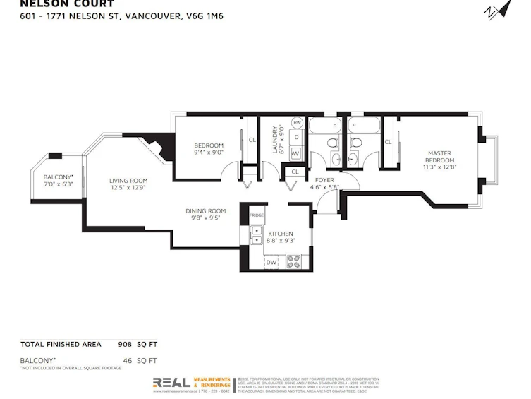 601-1771 Nelson Street, Vancouver, BC, V6G 1M6 - 2