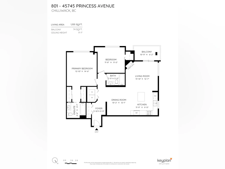 801-45745 Princess Avenue, Chilliwack, BC, V2P 2B5 - 40
