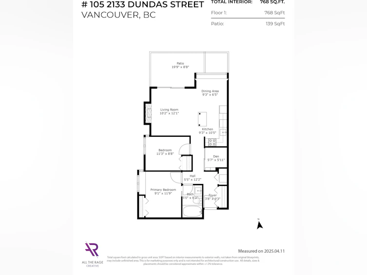 105-2133 Dundas Street, Vancouver, BC, V5L 1J7 - 3