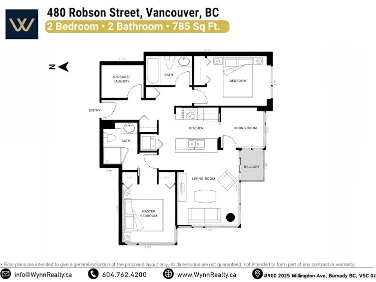 906-480 Robson Street, Vancouver, BC, V6B 1S1 - 5