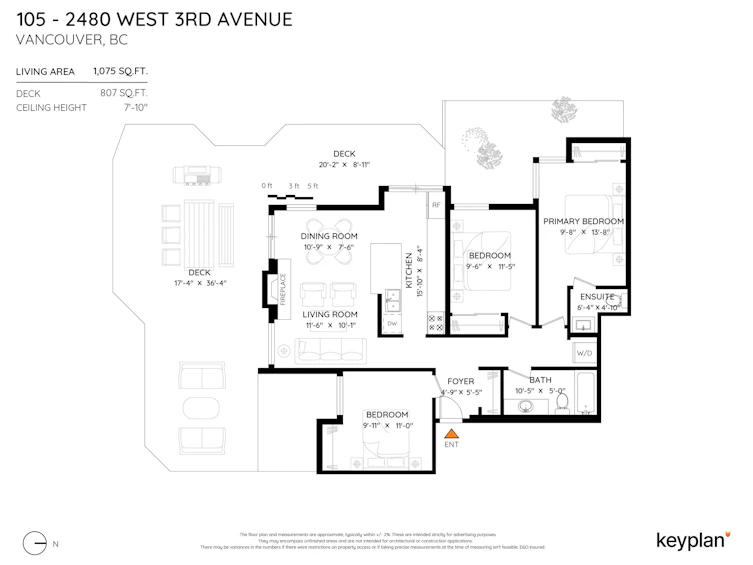 105-2480 W 3rd Avenue, Vancouver, BC, V6K 1L8 - 29