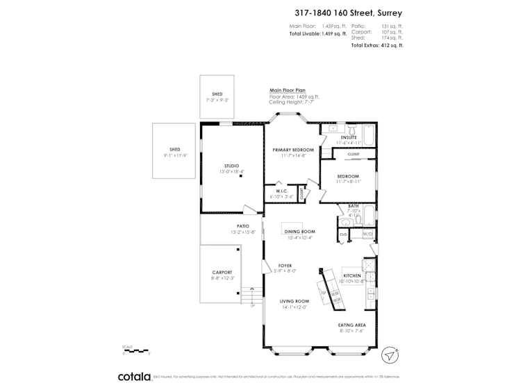 317-1840 160 Street, Surrey, BC, V4A 4X4 - 2
