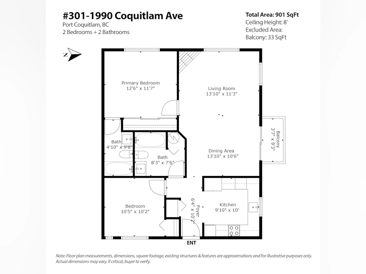 301-1990 Coquitlam Avenue, Port Coquitlam, BC, V3B 7R2 - 26