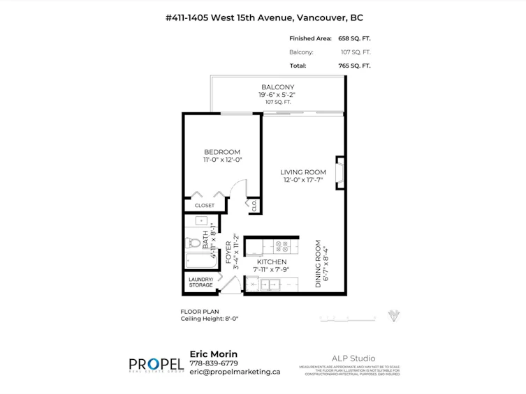 411-1405 W 15th Avenue, Vancouver, BC, V6H 3R2 - 21
