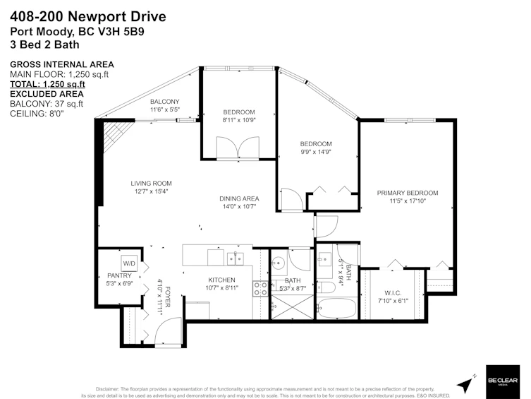 408-200 Newport Drive, Port Moody, BC, V3H 5B7 - 19