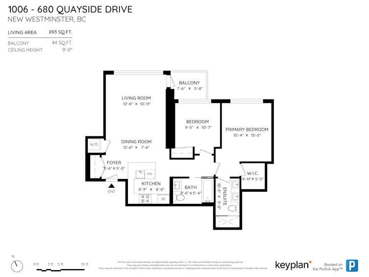 1006-680 Quayside Drive, New Westminster, BC, V3M 0P2 - 23