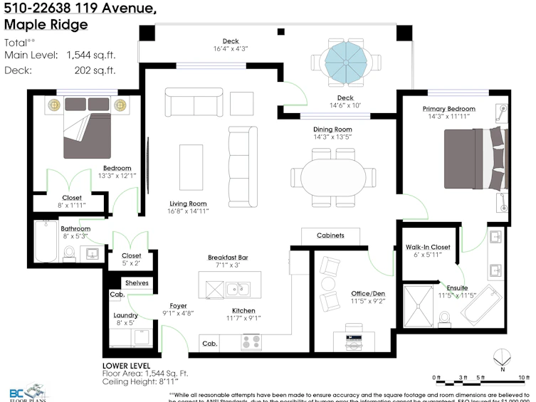 510-22638 119 Avenue, Maple Ridge, BC, V2X 4L1 - 37