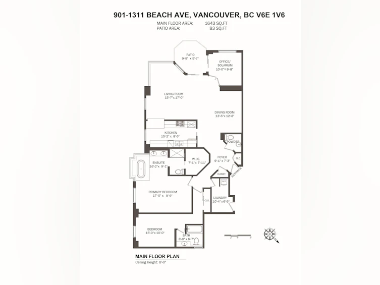 901-1311 Beach Avenue, Vancouver, BC, V6E 1V6 - 39