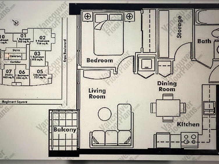 809-131 Regiment Square, Vancouver, BC, V6B 1X6 - 32