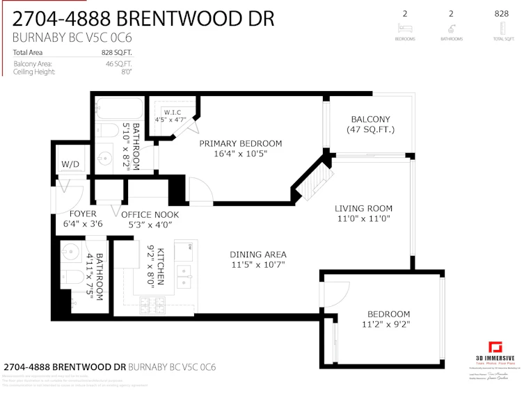 2704-4888 Brentwood Drive, Burnaby, BC, V5C 0C6 - 31