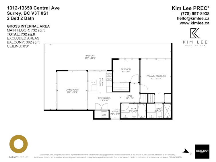 1312-13350 Central Avenue, Surrey, BC, V3T 0S1 - 22