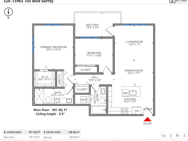 326-13963 105 Boulevard, Surrey, BC, V3T 0M9 - 2