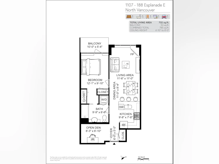 1107-188 E Esplanade, North Vancouver, BC, V7L 4Y1 - 16