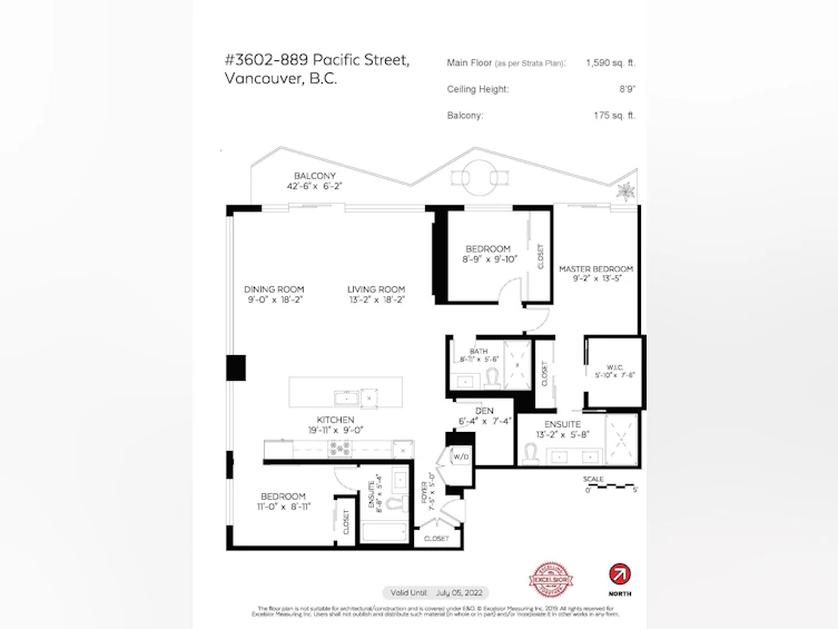 3602-889 Pacific Street, Vancouver, BC, V6Z 1C3 - 37