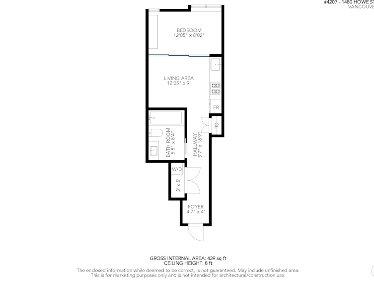 4207-1480 Howe Street, Vancouver, BC, V6Z 0G5 - 3