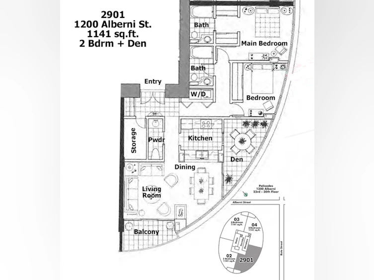 2901-1200 Alberni Street, Vancouver, BC, V6E 1A6 - 31