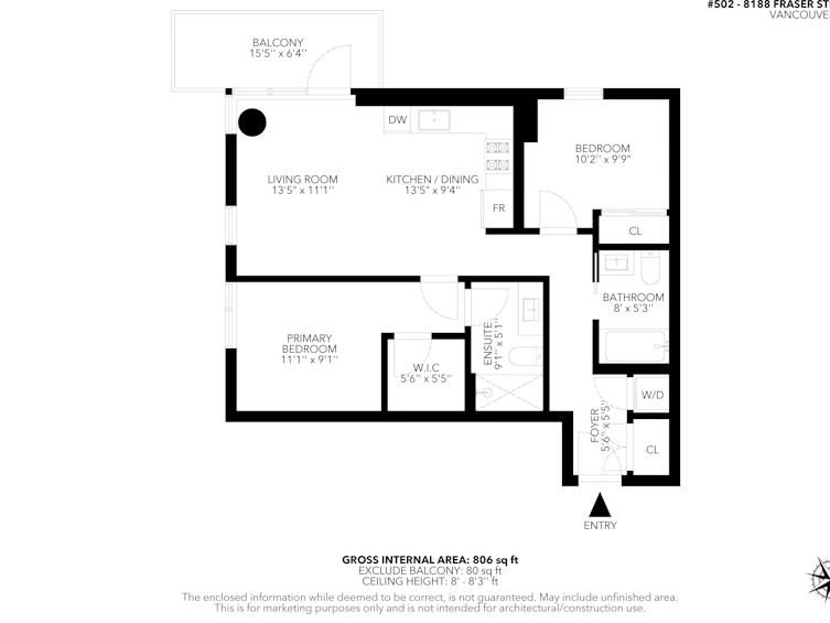 502-8188 Fraser Street, Vancouver, BC, V5X 0J8 - 18