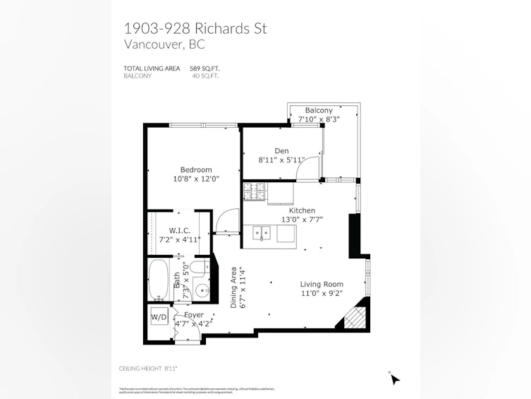 1903-928 Richards Street, Vancouver, BC, V6B 6P6 - 27