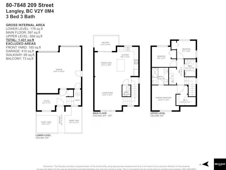 80-7848 209 Street, Langley, BC, V2Y 0M4 - 34