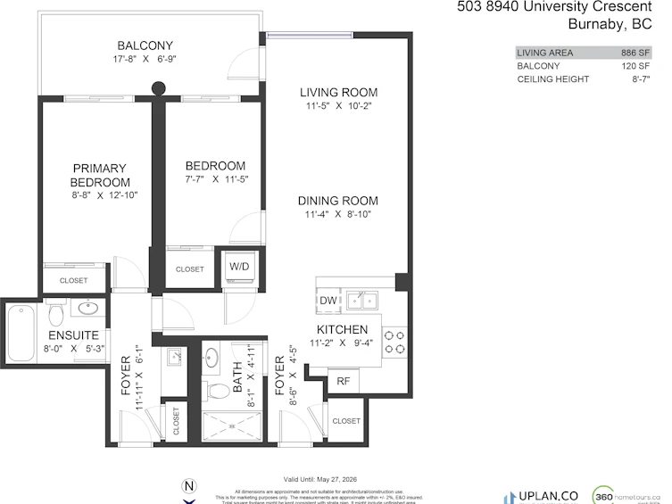 503-8940 University Crescent, Burnaby, BC, V5A 4Y8 - 24