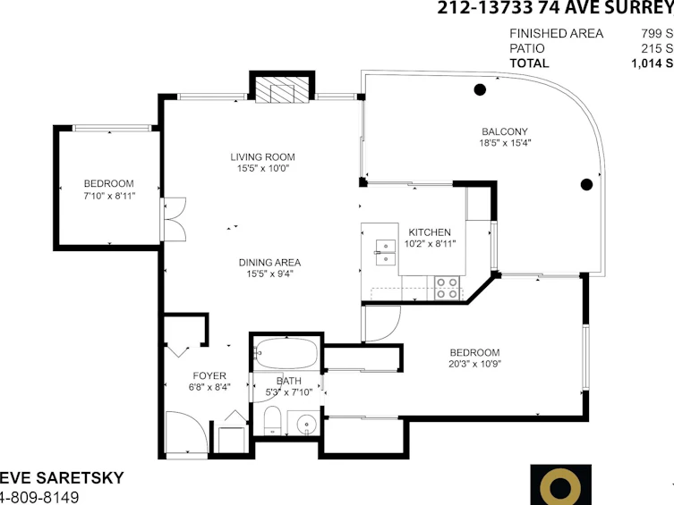 212-13733 74 Avenue, Surrey, BC, V3W 1B8 - 24