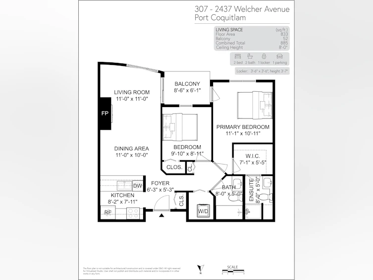 307-2437 Welcher Avenue, Port Coquitlam, BC, V3C 1X8 - 3