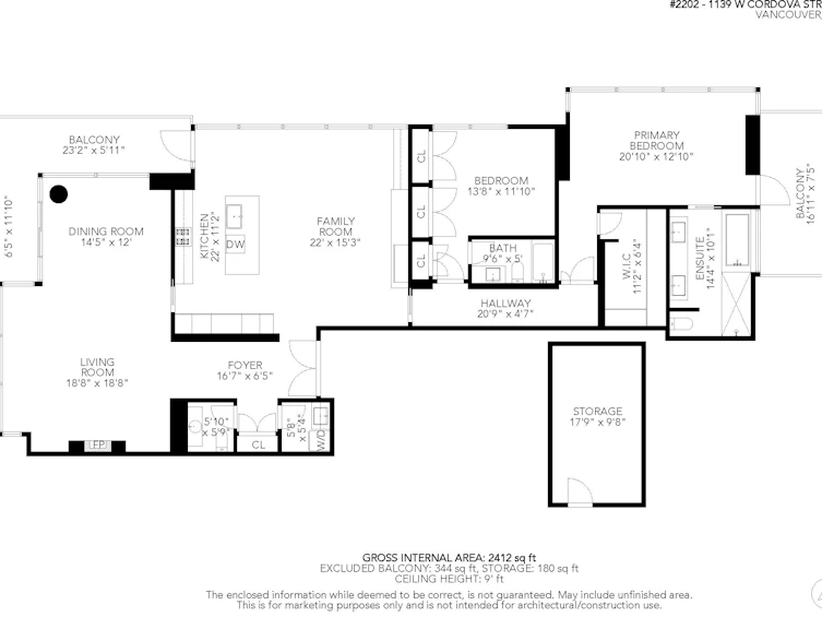 2202-1139 W Cordova Street, Vancouver, BC, V6C 0A2 - 40