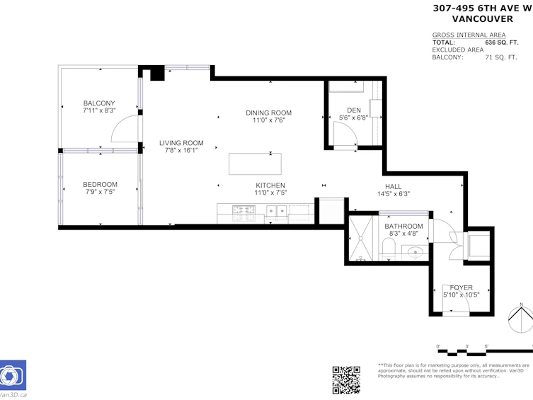 307-495 W 6th Avenue, Vancouver, BC, V5Y 1L3 - 23