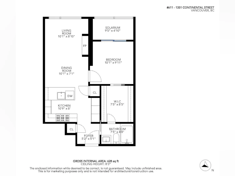 611-1351 Continental Street, Vancouver, BC, V6Z 0C6 - 24