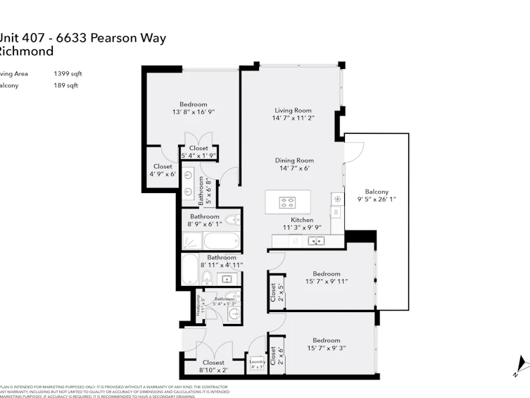 407-6633 Pearson Way, Richmond, BC, V7C 0C4 - 34