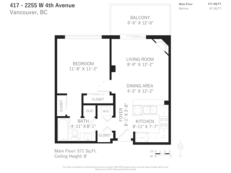 417-2255 W 4th Avenue, Vancouver, BC, V6K 1N9 - 16