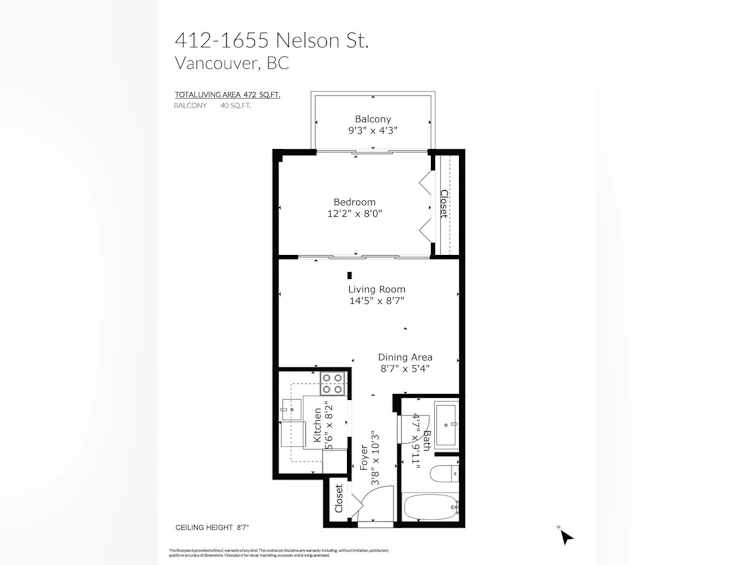 412-1655 Nelson Street, Vancouver, BC, V6G 1M4 - 20